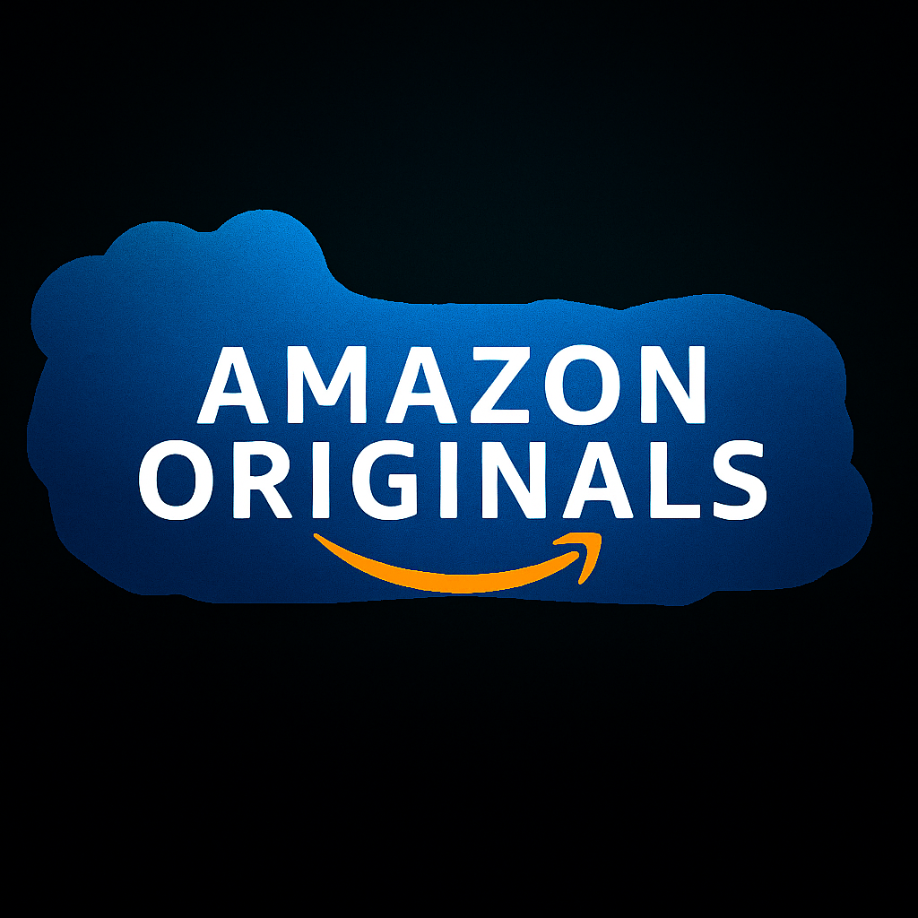A black background with Amazon originals logo